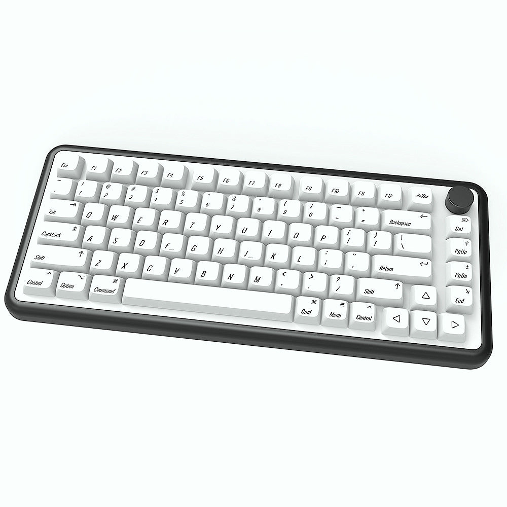 Minimalist White Keycaps Set, XDA Keycaps for Mechanical Keyboards, Sleek & Simple White Keycaps
