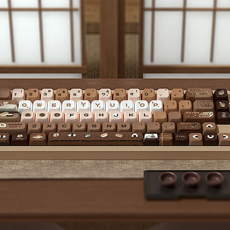 Limited Edition Sushi Themed Keycaps Set, Cute Food Inspired MDA/Cherry Keycaps for Mechanical Keyboard