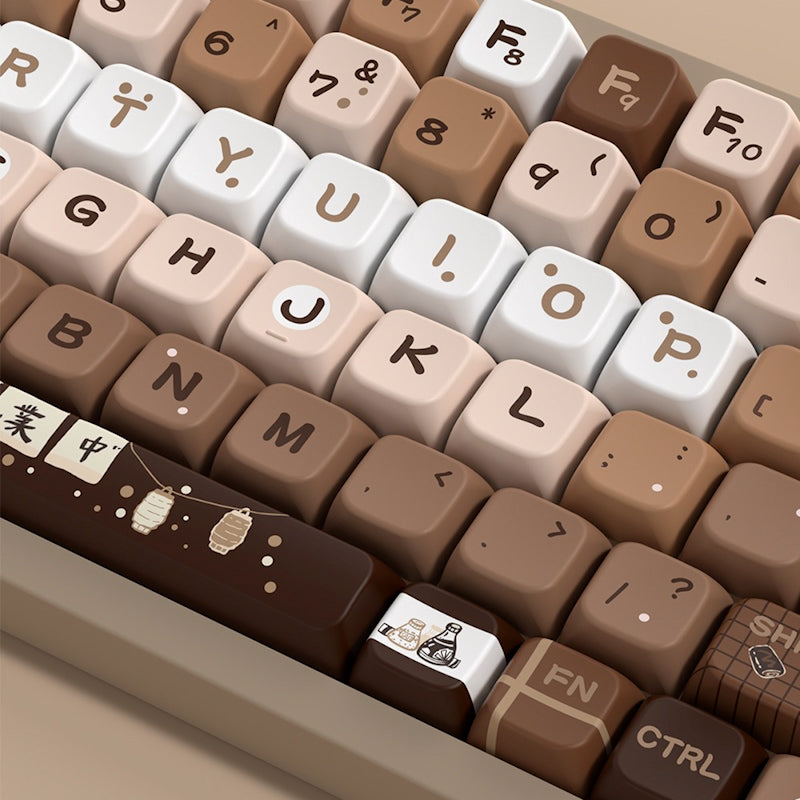 Limited Edition Sushi Themed Keycaps Set, Cute Food Inspired MDA/Cherry Keycaps for Mechanical Keyboard